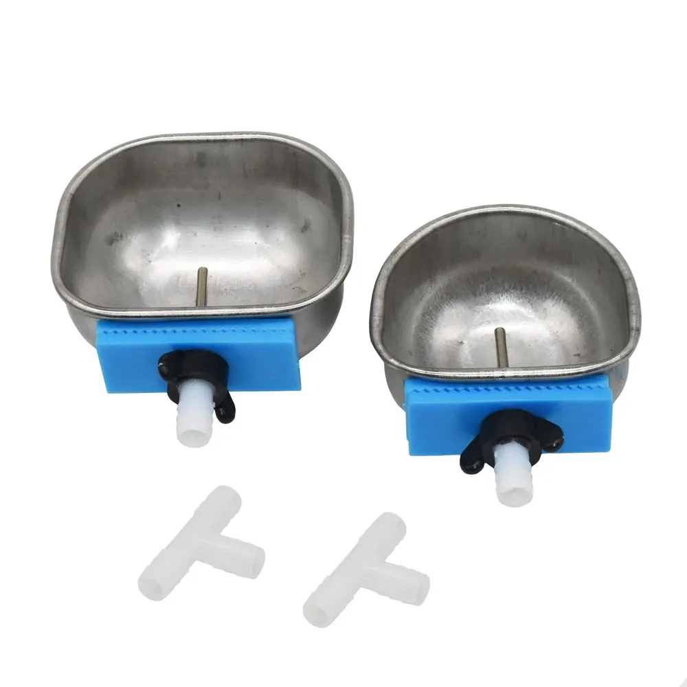 Stainless Steel Rabbit Water Bowl Farm Rabbit Automatic Drinker Rabbit cage fix cup Raising Fox Mink Drinking Bowl 1 Pc - Image 15