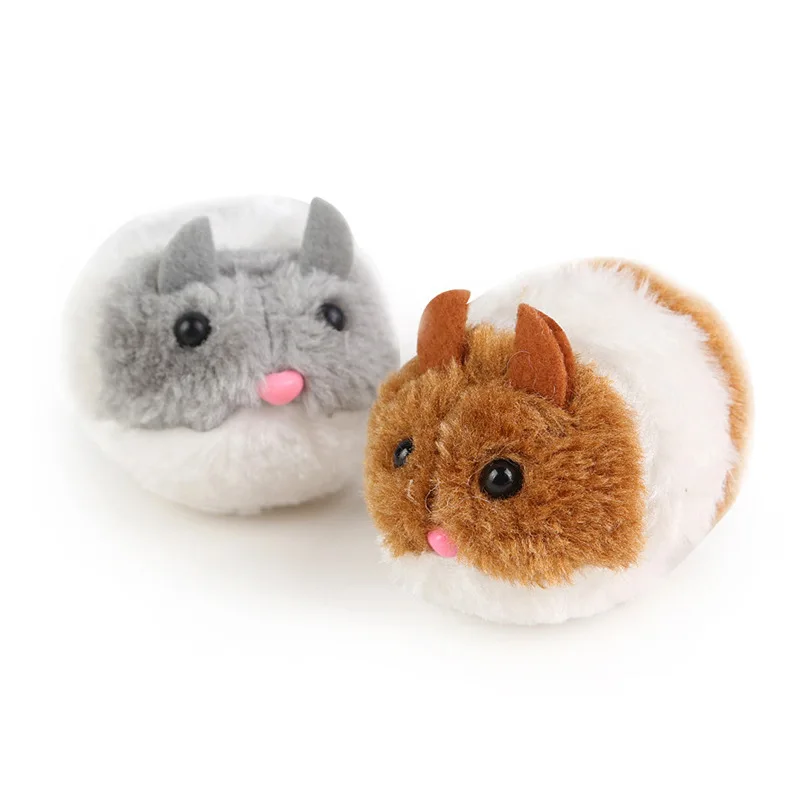 Cute Mouse Cat Toys Cat Supplies Plush Toy Shake Movement Mouse Pet Kitten Funny Plush Little Mouse Interactive Cat Toys - Image 4