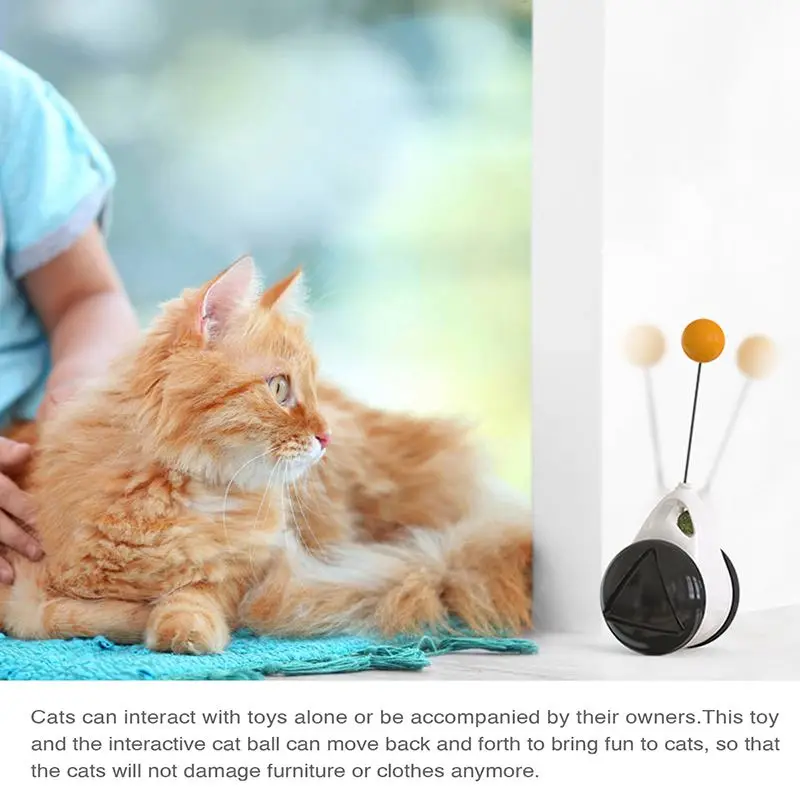 Funny Interactive Smart Toys for Cat, Kitten, Gatos - Unblocking Self - healing Balance Swing Car Pet Cat Toys - Image 11