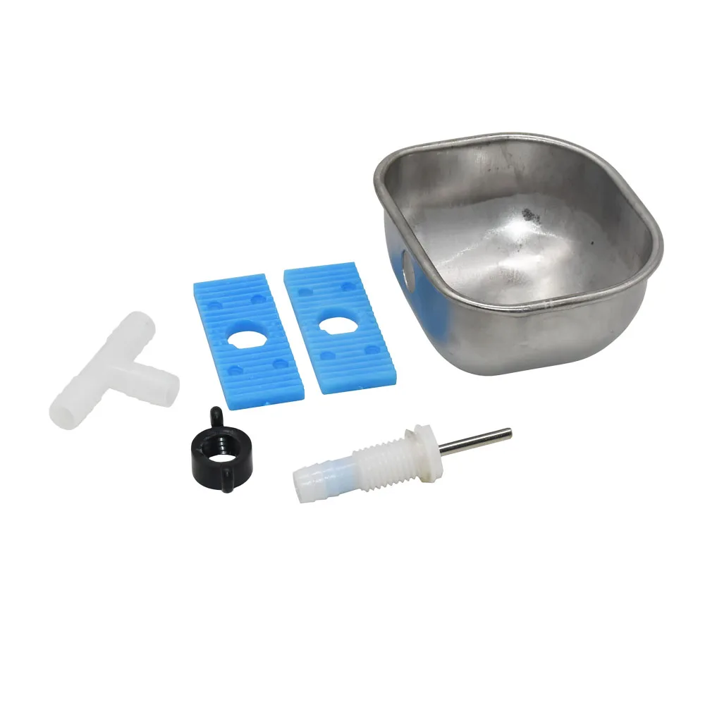 Stainless Steel Rabbit Water Bowl Farm Rabbit Automatic Drinker Rabbit cage fix cup Raising Fox Mink Drinking Bowl 1 Pc - Image 6