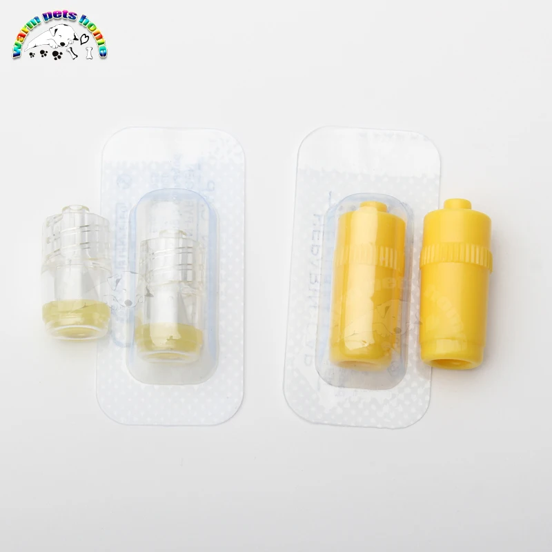 Disposable Heparin Cap IV Cannula Heparin Caps for Pet Animals Dog Cat Veterinary Supplies - Image 6