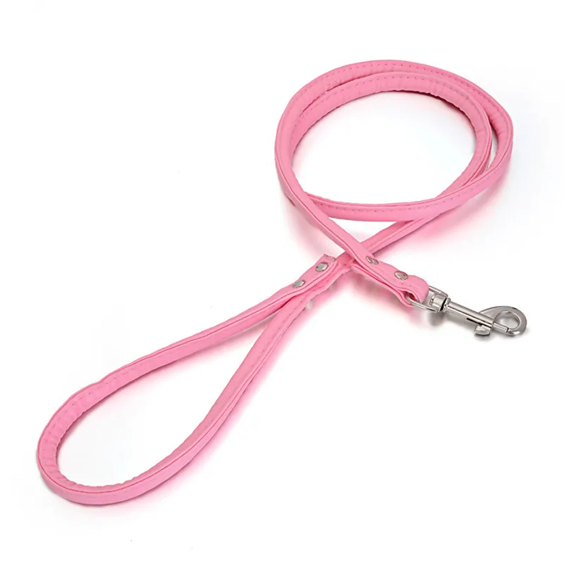 Pet Cat Puppy Dogs Leash Long Smooth PU Leather Leashes Solid Dog Walker Dog Pet Accessories with 5 Color - Image 11