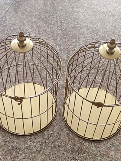 1pcs Continental Iron Birdcage Decorative Window Small Cage Wedding Ornaments Classical Cages