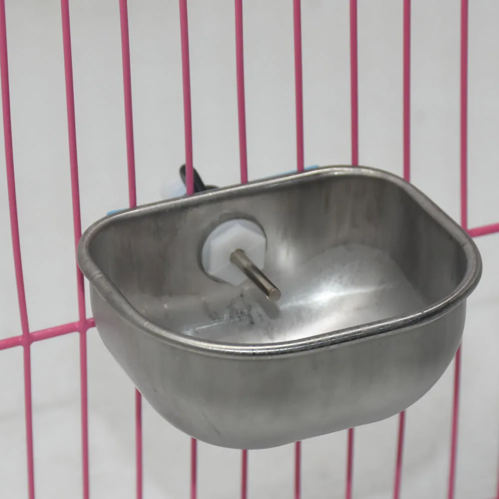 Stainless Steel Rabbit Water Bowl Farm Rabbit Automatic Drinker Rabbit cage fix cup Raising Fox Mink Drinking Bowl 1 Pc - Image 17