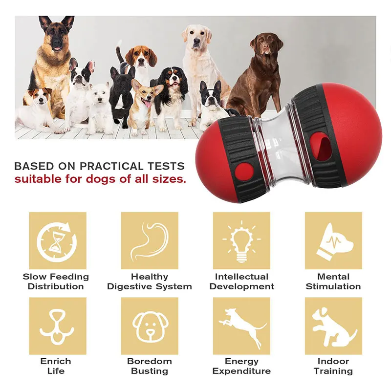 Interactive Dog Toy for Small Medium Large Dogs Cats Treat Dispenser Leaking Food Slow Feeder Pets Ball Toys Labrador Supplies - Image 6