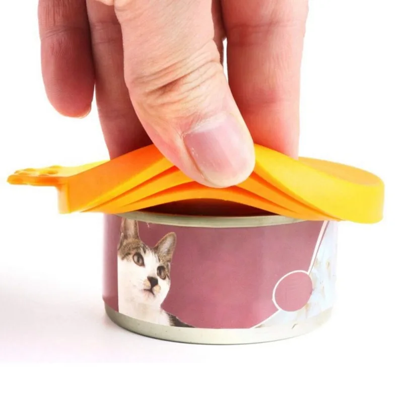 Reusable 3 in 1 Pet Food Can Silicone Cover Dogs Cats Storage Tin Cap Lid Seal Cover Pet Supplies Suitable for 8.5cm/7.5cm/6.5cm - Image 5