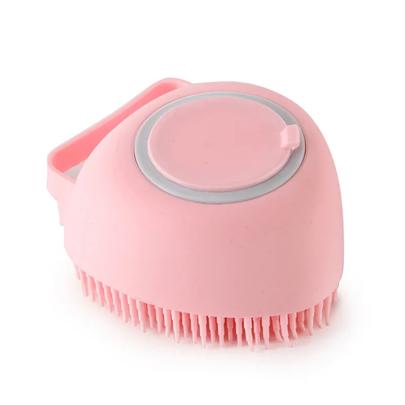 Pet Dog Shampoo Brush 2.7oz 80ml Cat Massage Comb Grooming Scrubber for Bathing Short Hair Soft Silicone Rubber - Image 10