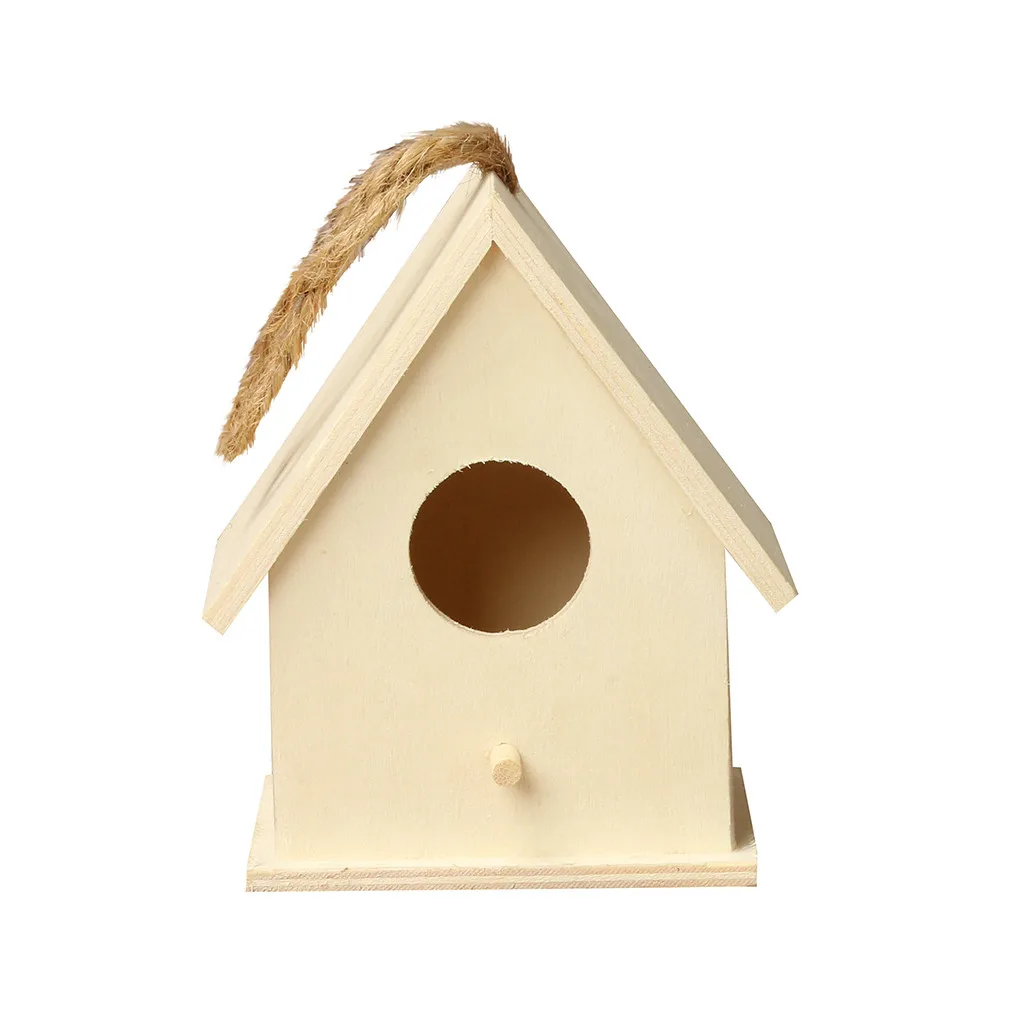 Creative Wall Mounted Wooden Outdoor Birdhouse Dox House Bird House Home Wall Mounted Bird Supplies For Indoor and Outdoor - Image 5