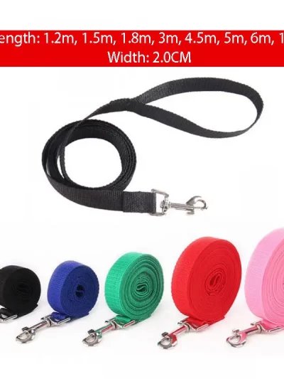 10M Pet Leash Nylon Dog Training Leashes Walking Long Lanyard Traction Rope for Small Large Dogs Lead Item