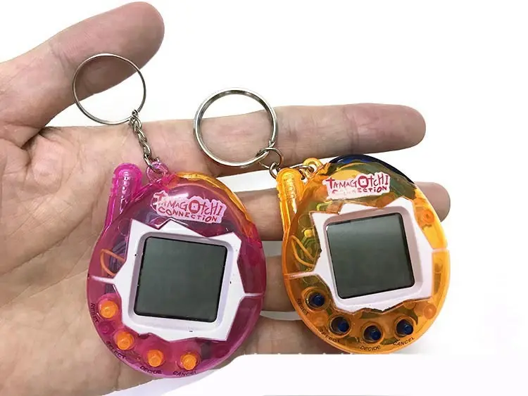 2 Pack Tamagotchi Style Virtual Pet - LCD Digital Pocket Game Keychain for Kids, Retro Mini Electronic Toy Gift - Image 7