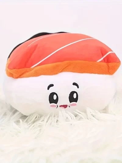 Japanese Sushi Pet Toys Cat and Dog Japanese Plush Toys Salmon Sushi Doll Pet Supplies