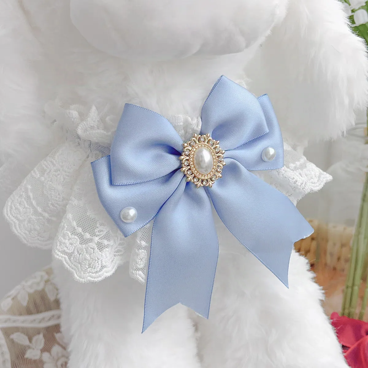 Dog Bow Bib Cute Cat Scarf Pet Accessory Small Dog Teddy Decoration Pomerian Dog Accessories Pet Accessories - Image 7
