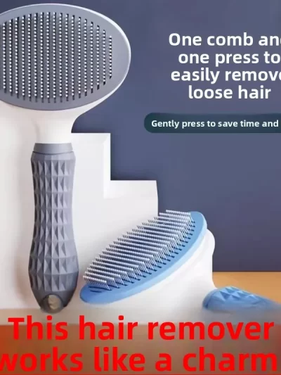 Pet supplies, cat comb, household self-cleaning hair removal needle comb, dog specific automatic hair removal comb, pet comb