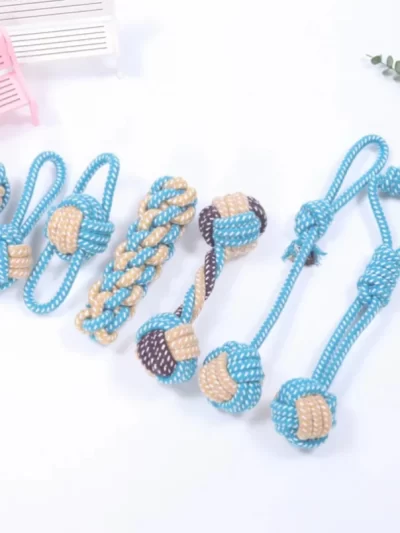 Pet Dog Toys for Large Small Dogs Toy Interactive Cotton Rope Mini Dog Toys Ball for Dogs Accessories Toothbrush Chew Puppy Toy