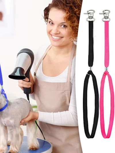 Pet Cat Noose Loop Lock Clip Rope For Grooming Table Arm Bath Adjustable Restraint Rope Harness Pet Accessories