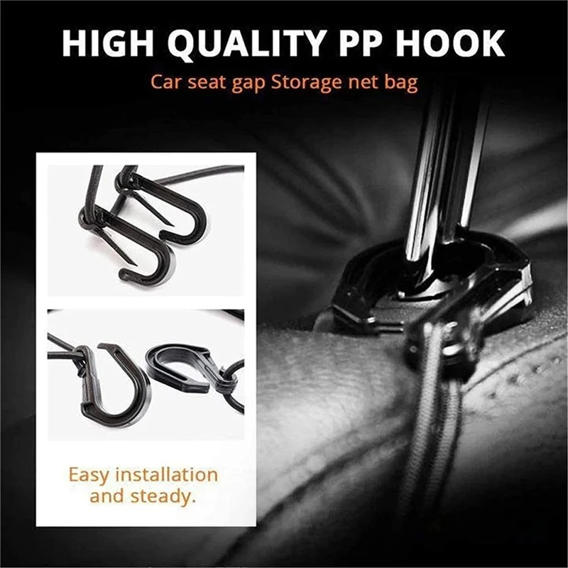 Car Storage Net Bag Between Seats Car Divider Pet Barrier Stretchable Elastic Mesh Bag Organizer Auto Accessories - Image 17