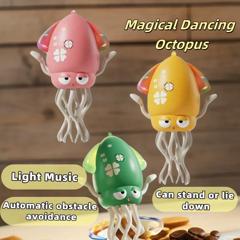 Interactive Dancing Octopus Kid Electronic Pet Toy Cartoon Moving Education Toddler Gift - Fun Developmental Play for Kids - Image 2