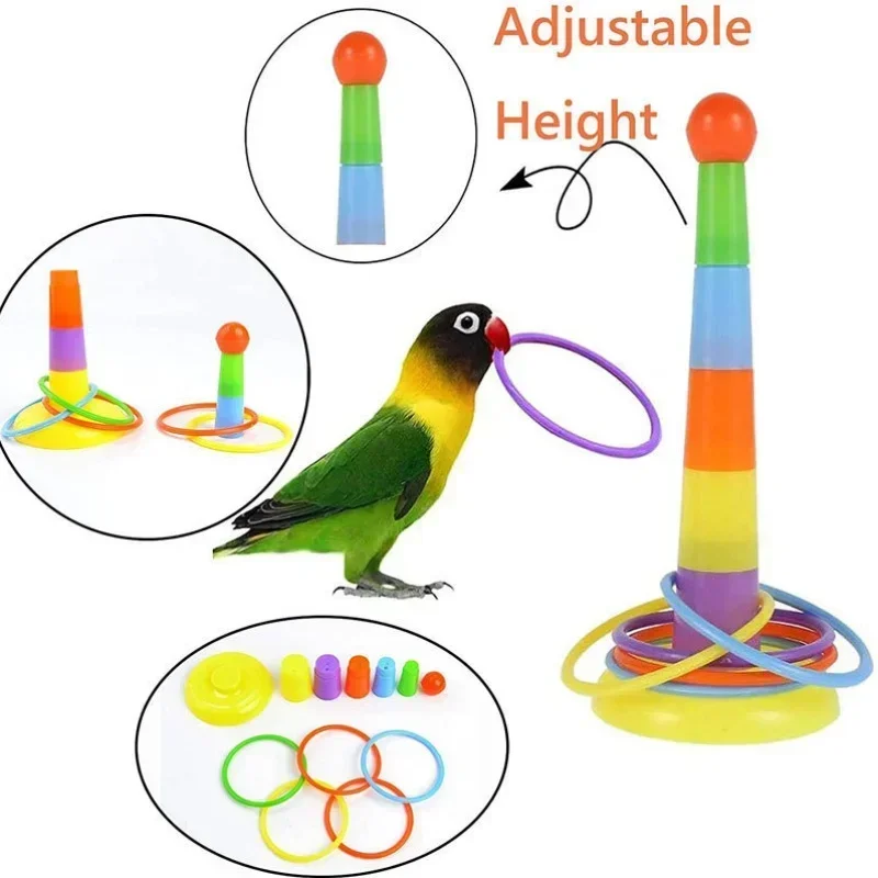 Parrot Toy Set, Bird Supplies, Bird Supplies, Ferrules, Bird Toy Combination Set - Image 3