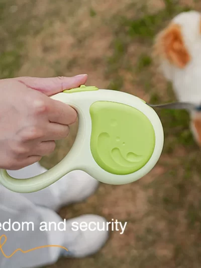 Automatic Retractable Dog Leash Anti-Pull Extendable Tangle-Free Pet Lead for Dogs & Cats
