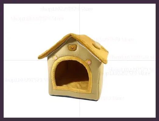 2025 New Four Seasons Cat Nest and Warm Dog House Soft Removable Winter Bed Cozy Pet Hideaway Comfortable Pet Sleeping Seat - Image 8