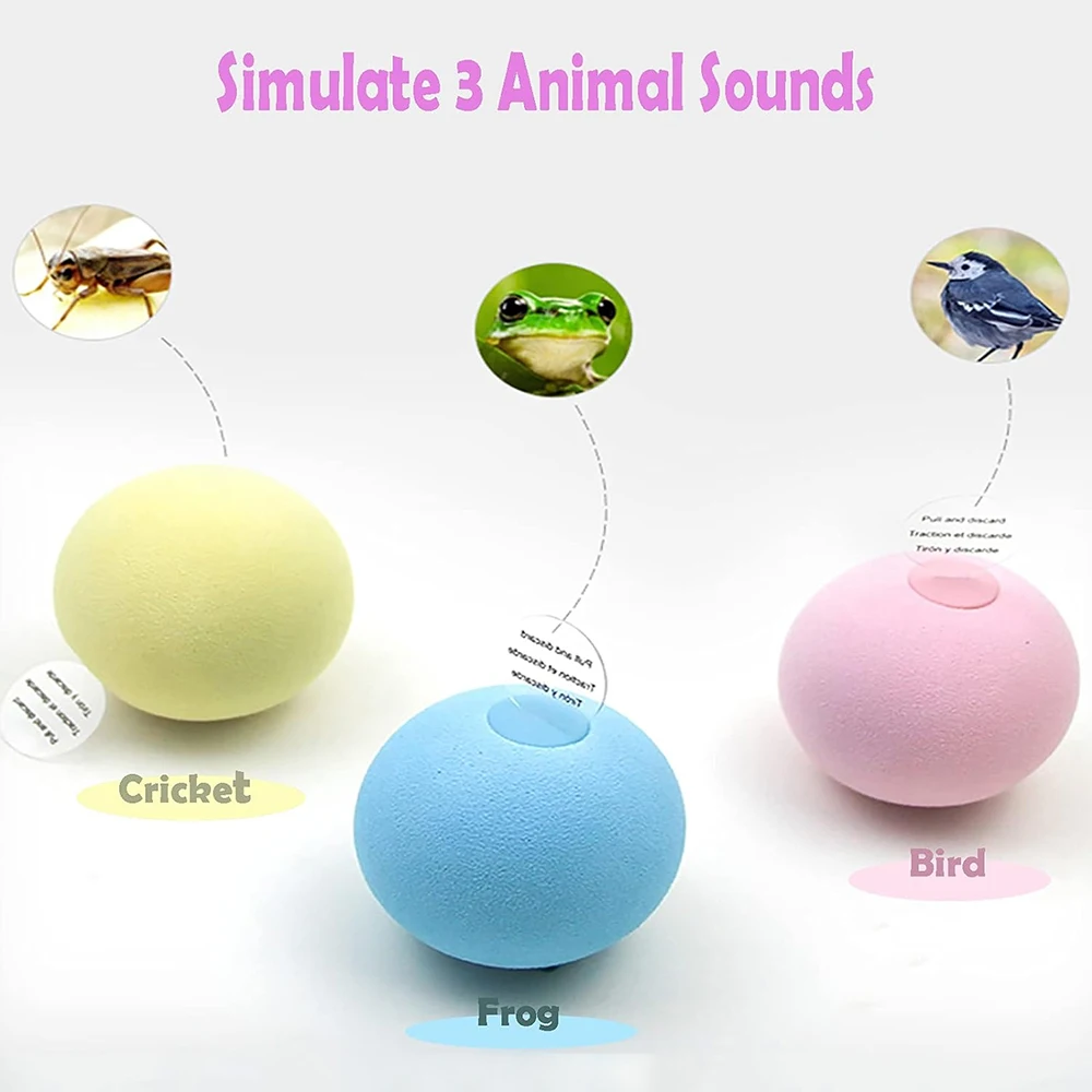 for Cats Training Kitten Puppy Toys for Indoor Play Cat Ball Toys Smart Dog Toys Interactive - Image 5