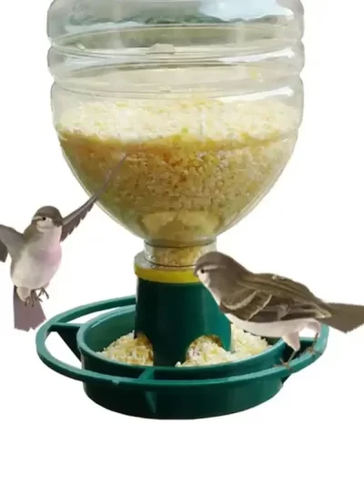 Bird Feeder New Outdoor Hanging Plastic Hook Balcony Courtyard Garden Birds Feeder Outdoor Courtyard Garden