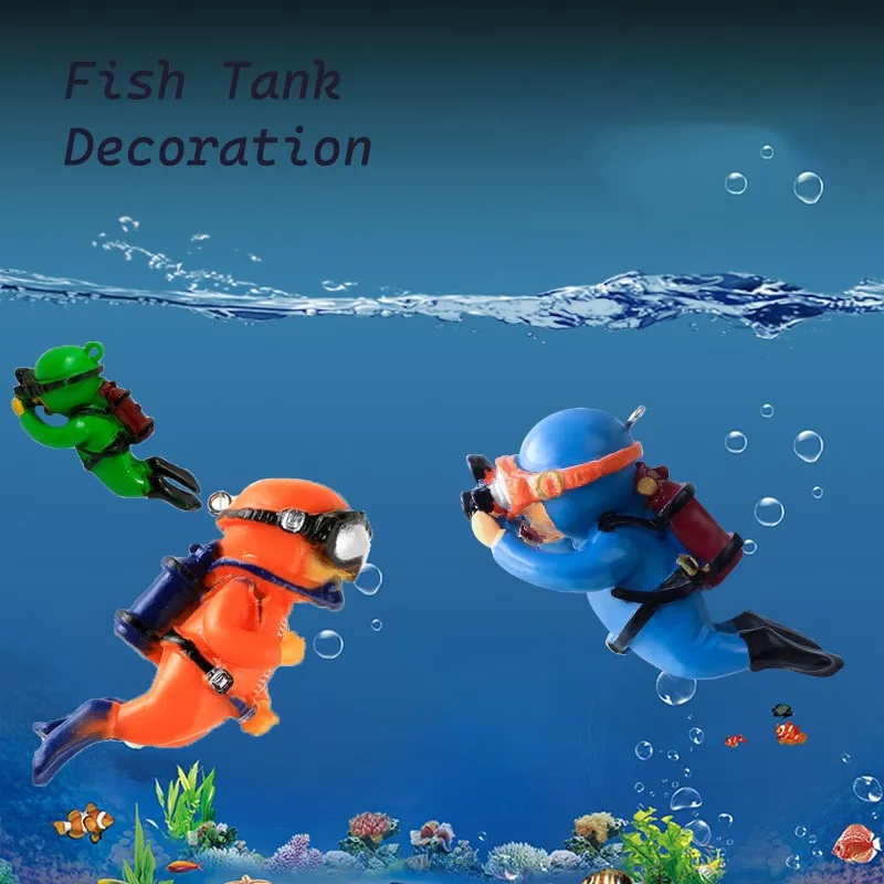 Aquarium Accessories Miniature Diver Ornaments Fish Tank Decoration Aquarium Decor Floating Landscaping Accessories for Aquarium - Image 27