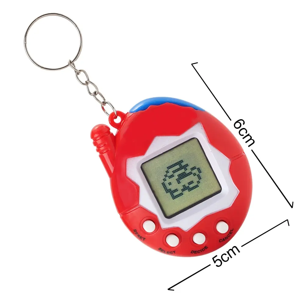 2 Pack Tamagotchi Style Virtual Pet - LCD Digital Pocket Game Keychain for Kids, Retro Mini Electronic Toy Gift - Image 6