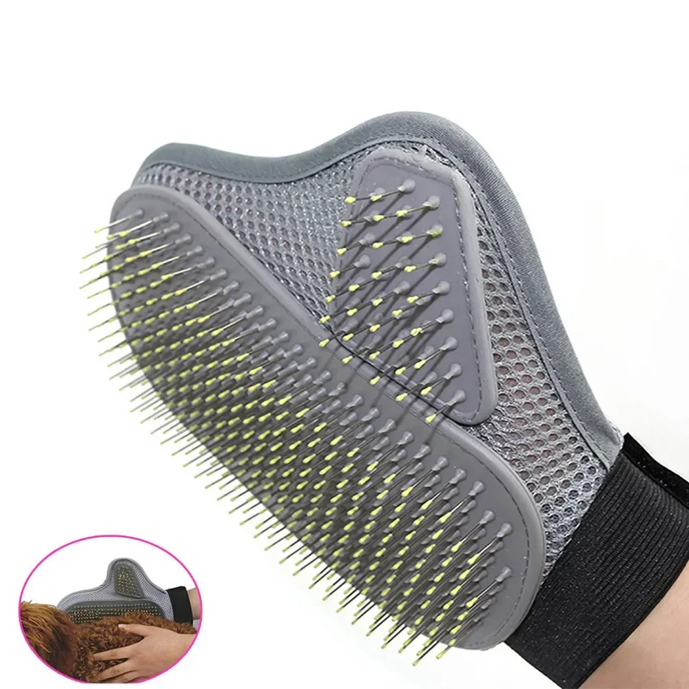 Pet Grooming Glove Hair Removal Brush Cat Dog Fur Hair Deshedding Gentle Efficient Dog Combs Pet Bathing Massage Products - Image 9