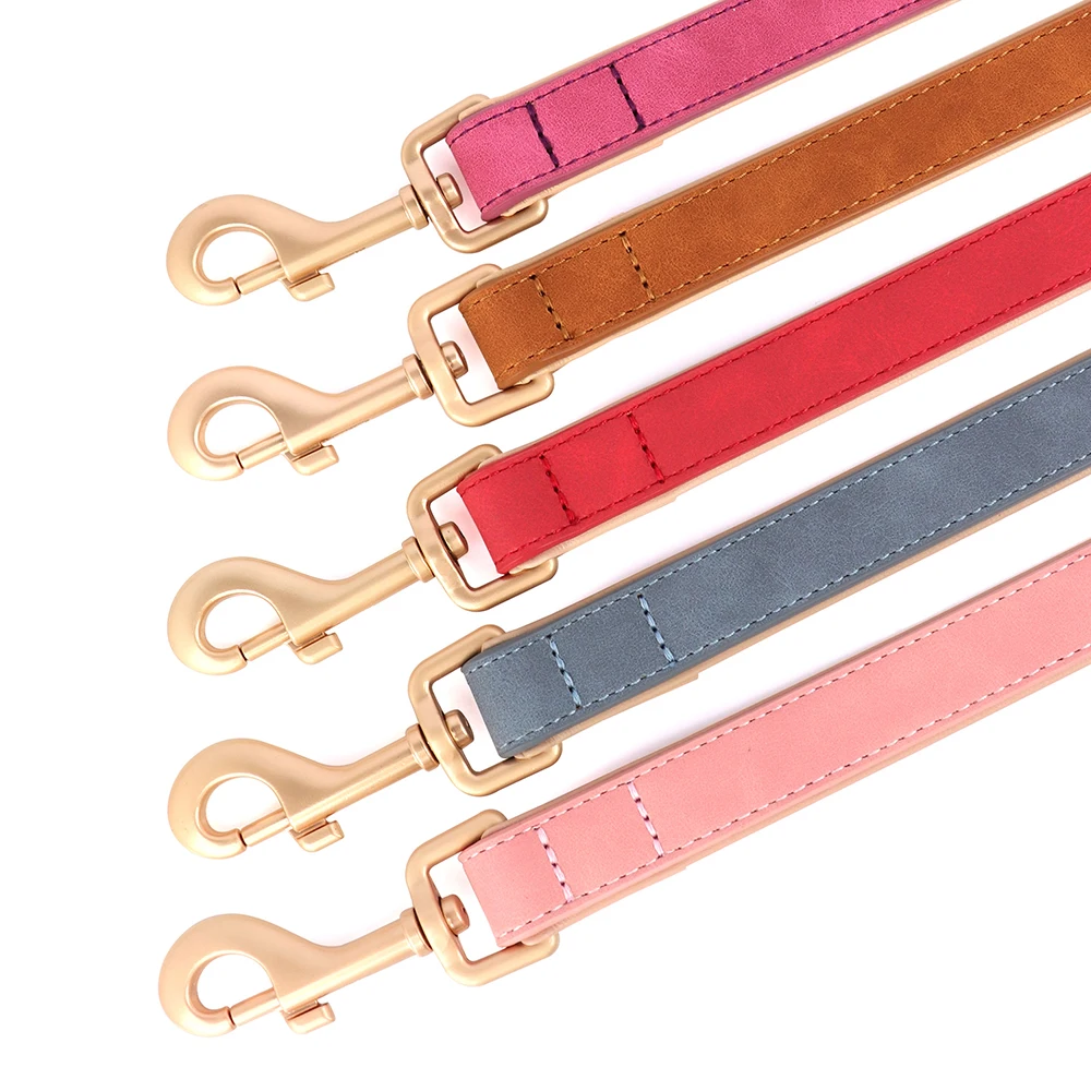 120cm Pet Dog Leash Soft PU Leather Padded Handle Dogs Lead Leash for Dog Walking Training German Shepherd Golden Retriever - Image 3