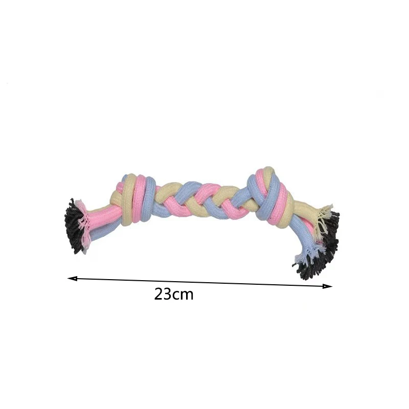 Pet Toy Chew Teething Cotton Rope Knot Ball Toys For Dog Tooth Clean Ball Bite-Resistant Dog Chew Puppy Training InteractiveToy - Image 10