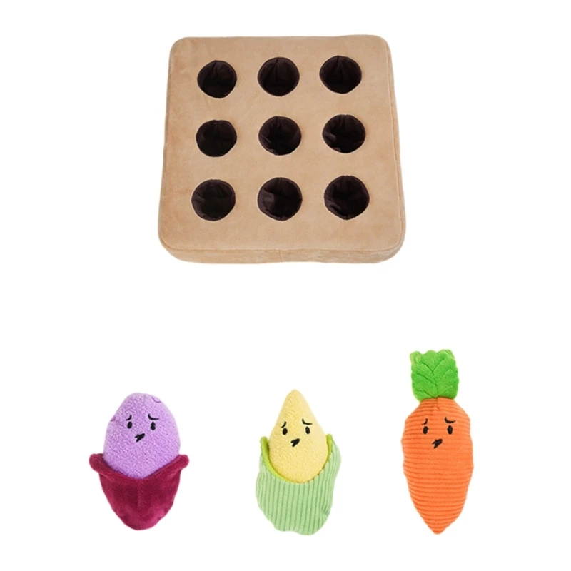 Plush Potatos Dog Toy Pet Stress Reliefs Toy Puzzle Feeding Interesting Game Toy for Pet Enrichment Y5GB - Image 3