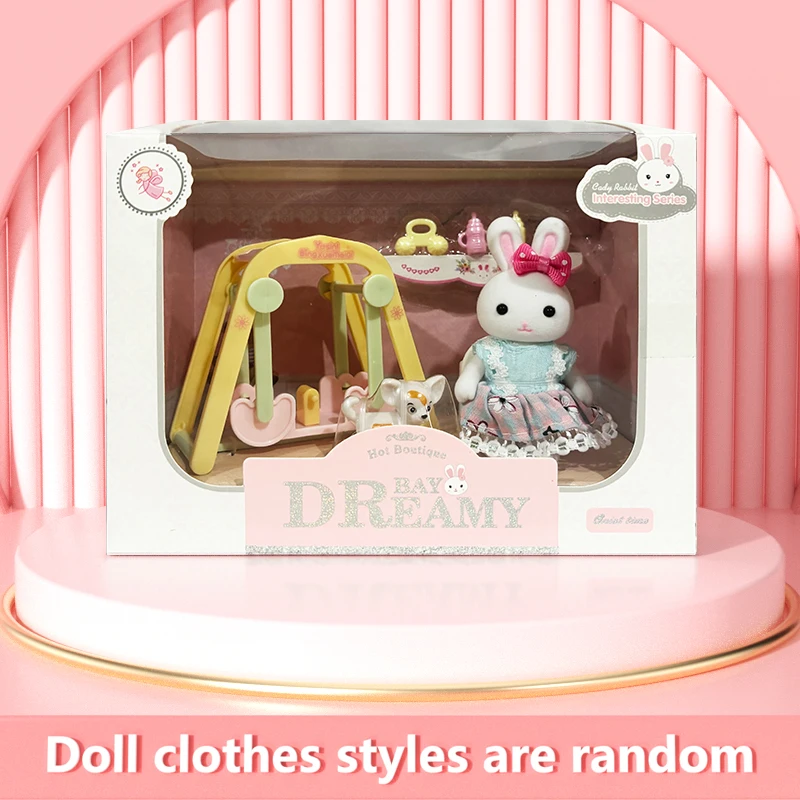 Rabbit Playing House Scene Early Education Toys Children's Indoor Interaction Girls' Christmas Birthday Gifts Ornaments - Image 9