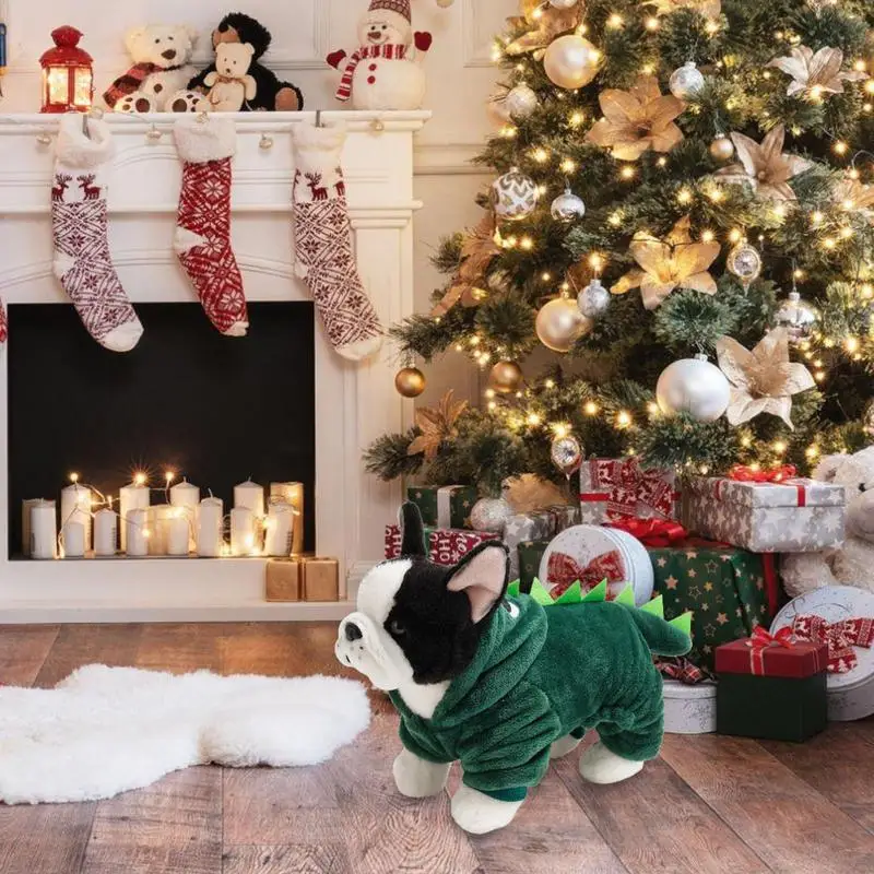 Dinosaur Cat And Dog Hoodies Pet Clothes Funny Costume for Christmas Soft and Warm Pet Clothes Funny Costume for Dog Cat - Image 6