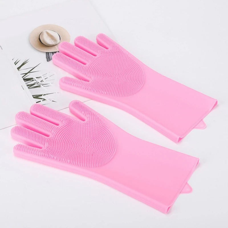Pet Grooming Bathing Gloves Dog Cat Bathing Shampoo Massaging Cleaning Cleanner Sponge Silicon Hair Removal Glove - Image 10