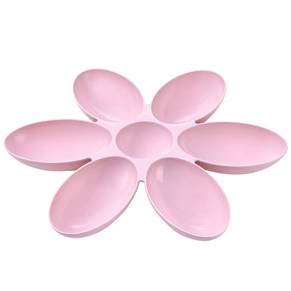 6 In 1 Petal Pet Dog Cat Food Container Drinking Water Feeding Cat Dish Plastic Bowl Pet Feeder Waterer Pet Supplies Feeder Wate - Image 9