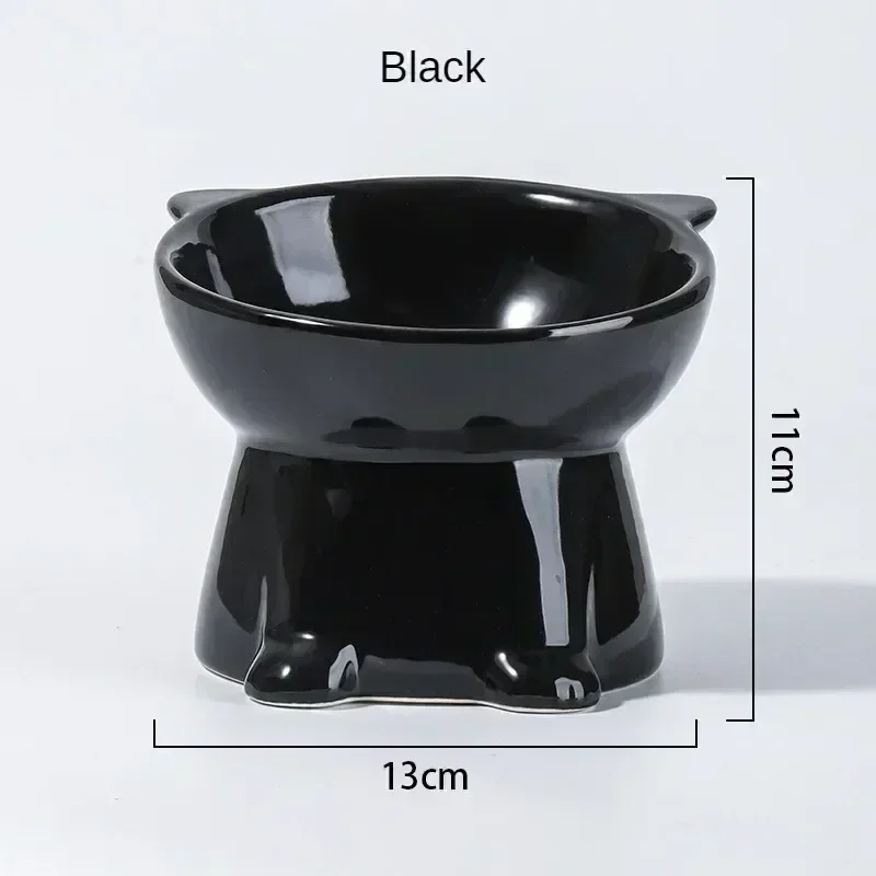 Black Cat Bowl Pet Bowl Pet Supplies Dog Macaron Color New Cat and Dog Universal Pet Bowl - Image 6