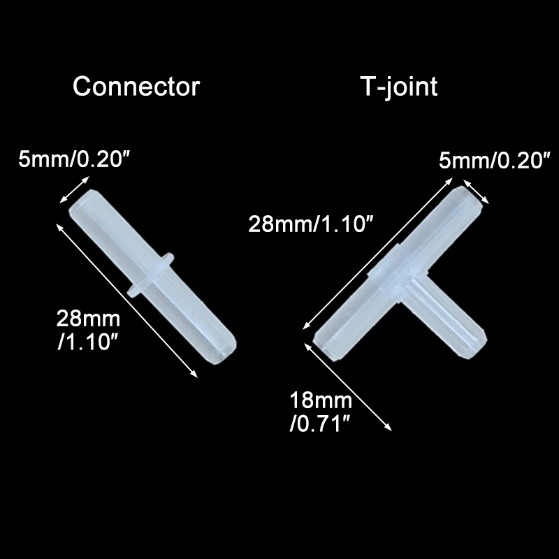 Aquarium Air Pump Accessories Kit with Air Stone Bubble Aerator, Check Valves, Suction Cups, Air Tube, for Fish Tank Oxygen Pump - Image 5