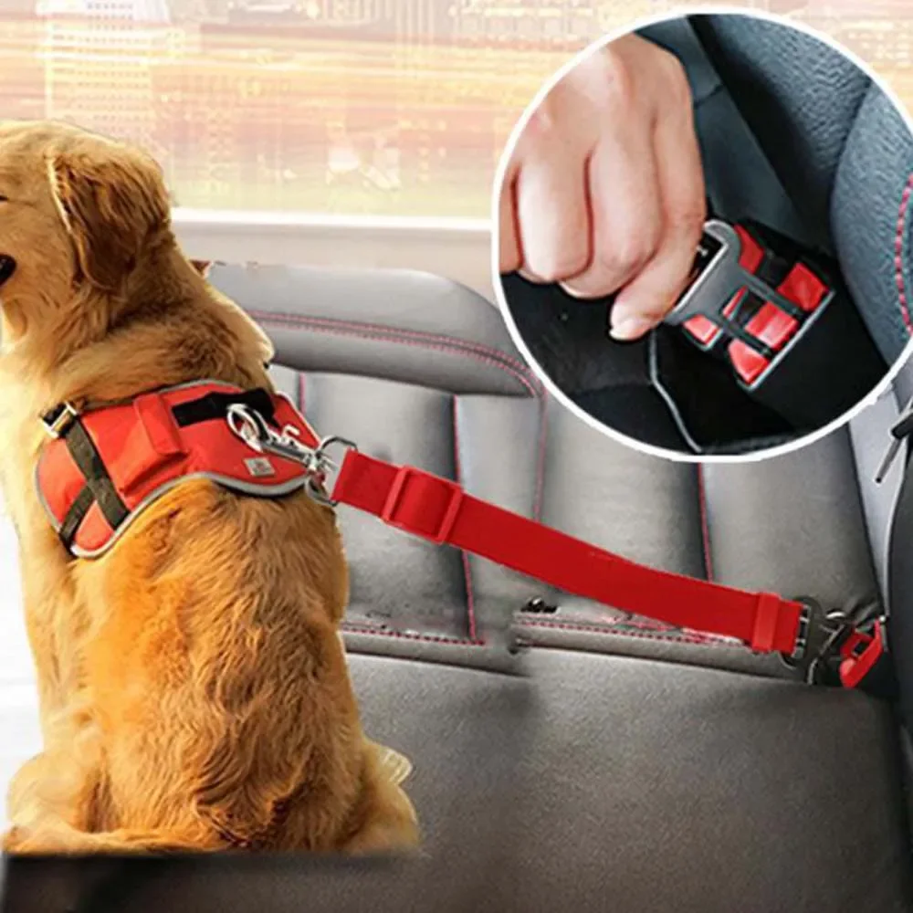 1PC Pet Car Safety Buckle Car Pet Safety Belt, Suitable for Small and Medium-sized Dogs, Pet Out Safety Supplies - Image 2