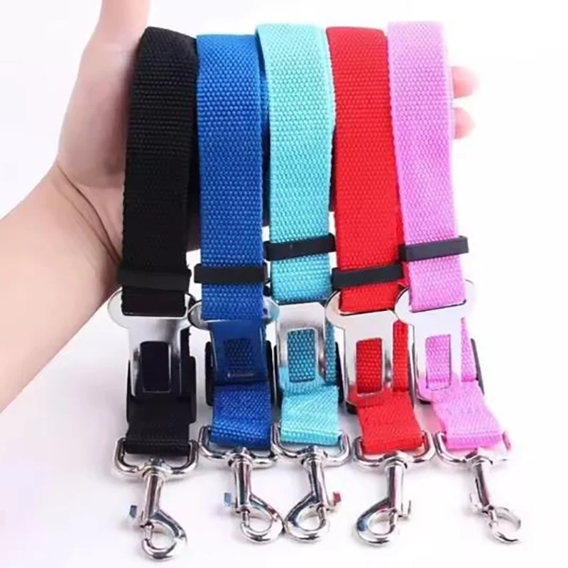 New Dog Car Seat Belt Safety Protector Travel Pets Accessories Dog Leash Collar Breakaway Solid Car Harness Pet Car Seat Belts - Image 6