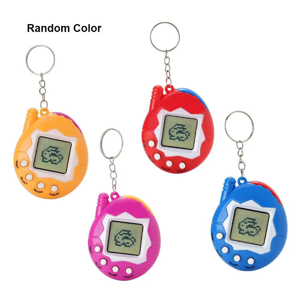 2 Pack Tamagotchi Style Virtual Pet - LCD Digital Pocket Game Keychain for Kids, Retro Mini Electronic Toy Gift - Image 4