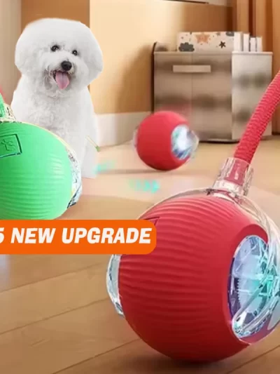 New Dog Interactive Ball Toy,Automatic Rolling Dog Ball Rechargeable,Smart Puppy Interactive Toy,Intelligent Balls Toy for Dogs