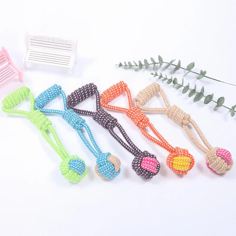 Pet Dog Toys for Large Small Dogs Toy Interactive Cotton Rope Mini Dog Toys Ball for Dogs Accessories Toothbrush Chew Puppy Toy - Image 8