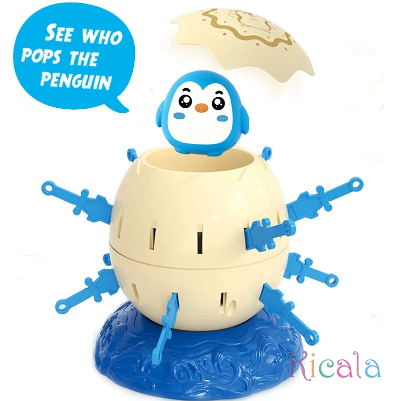 Penguin Novelty Toys for Holiday Party Children's Educational Thinking Training Pirate Barrels Interactive Toys - Image 4