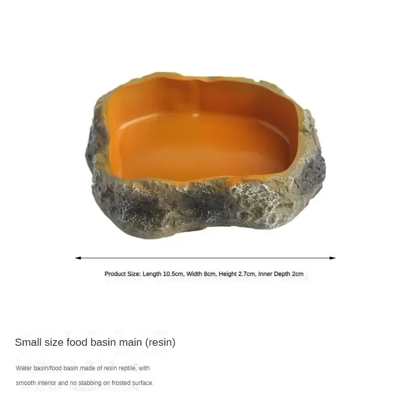 Pet Reptile Water Bowls Terrarium Plate Reptile Feeder Amphibian Feeding Bowl for Frog Chameleon Tortoise Bearded Dragon Turtle - Image 8