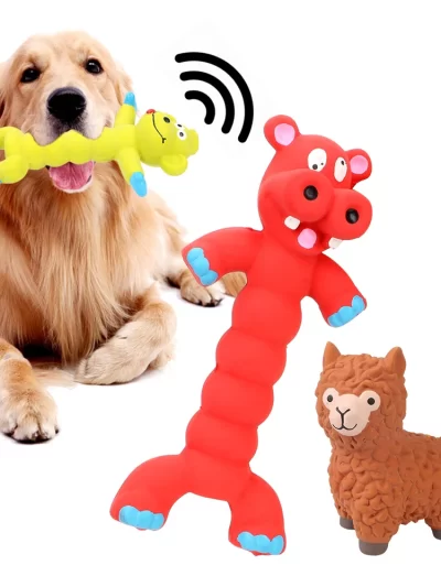 Pet Products Dogs Cats Pets Supplies Dog Toys Animal Shape Rubber Squeaky Sound Toy Puppy Pet Play Chew Toys