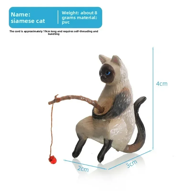 Ornaments Aquarium Accessories Home Decorations Fish Tanks Aquascape Meow Table Decoration and Accessories for Home Decor & Room - Image 12