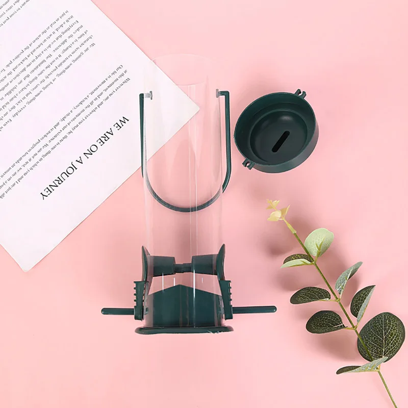 Pet Bird Feeder Food Dispenser Outdoor Hanging Multiple Holes Bird Feeder Small Bird Automatic Foot Feeding Tool Bird Supplies - Image 4