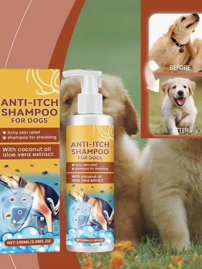 100ml New Itch Shampoo For Dogs,Allergic, Itching, Nourishing Hair Desechos Y Limpieza Del Hogar Aseo Para Perros Mascotas