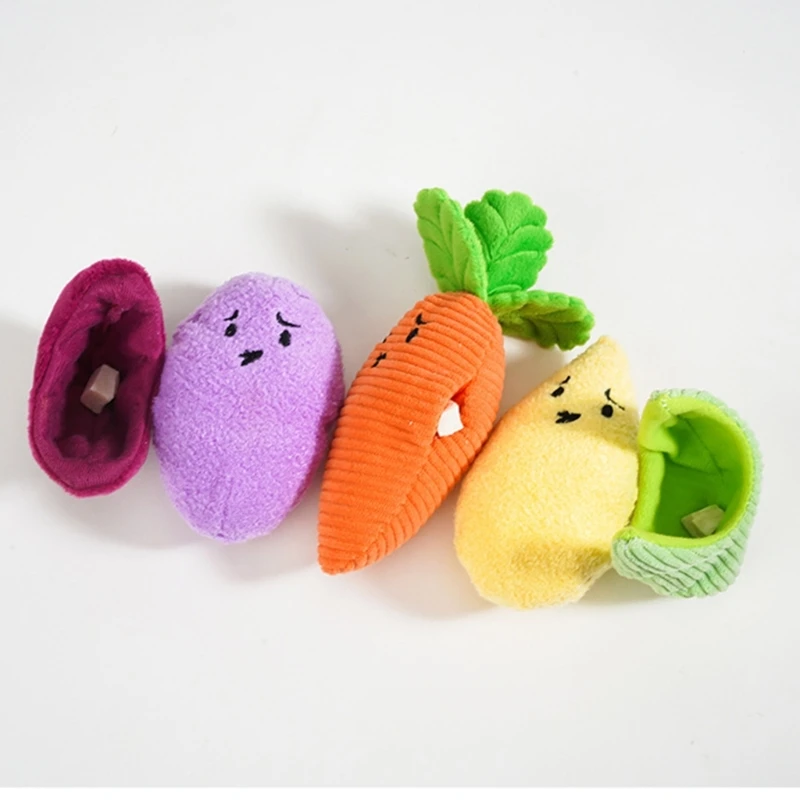 Plush Potatos Dog Toy Pet Stress Reliefs Toy Puzzle Feeding Interesting Game Toy for Pet Enrichment Y5GB - Image 4